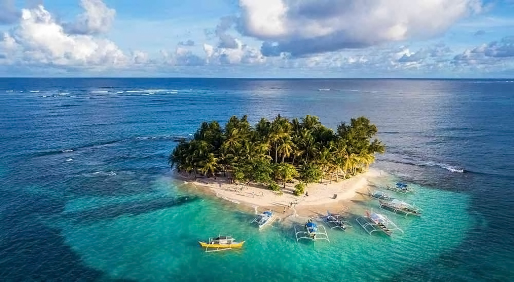 Guyam Island. Tourist Spots in Mindanao