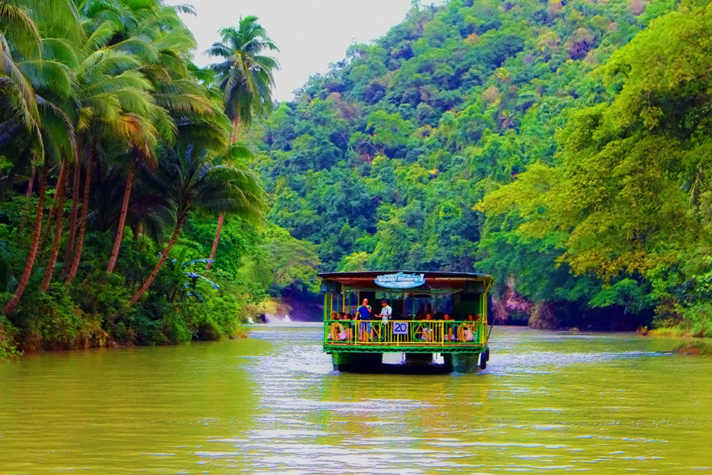 Loboc, Bohol River Cruise The Floating Restaurant - From LexieAnimeTravel. Popular Tourist Attractions in Bohol Philippines
