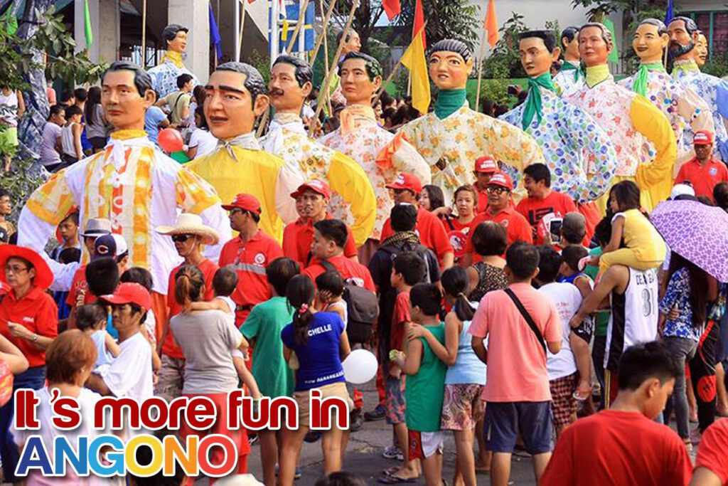 higantes festival in Angono, rizal