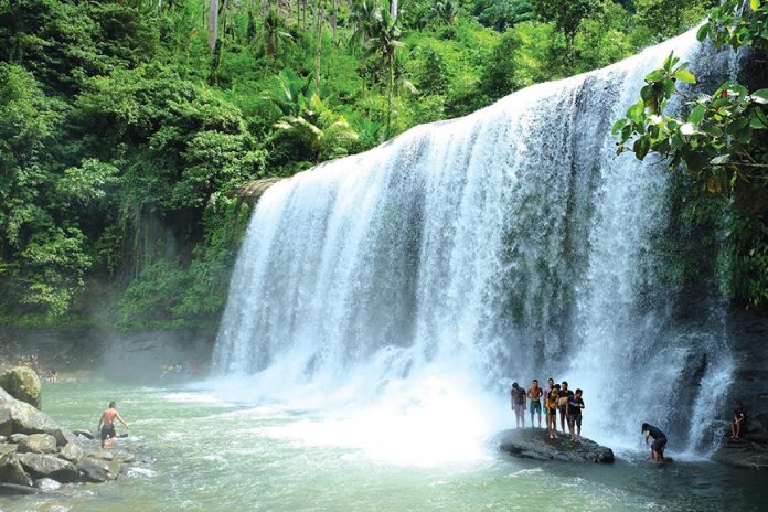 curtain fallls - best tourist spots in davao oriental