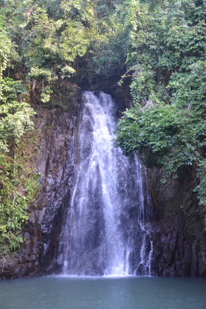 Cool Water of Taktak Falls - Siargao Tourist Spots, Philippines