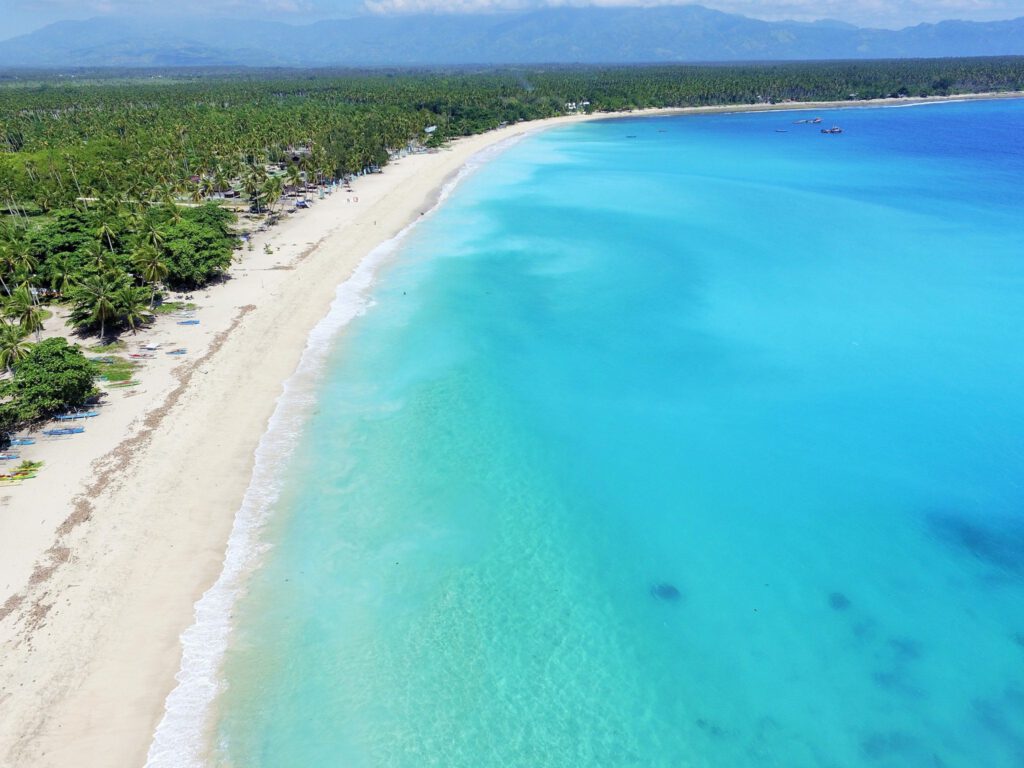 Dahican Beach -  best tourist spots in davao oriental