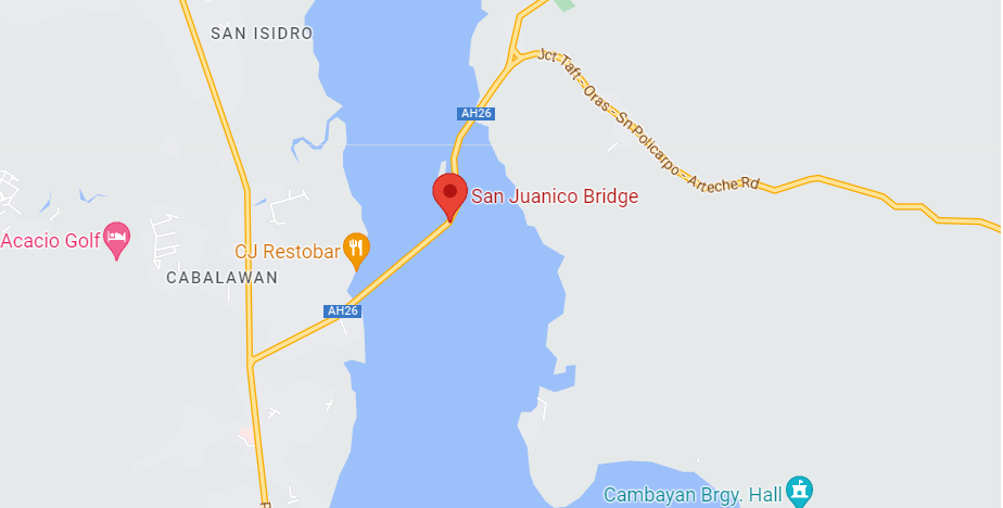 San Juanico Bridge Southern Leyte Map