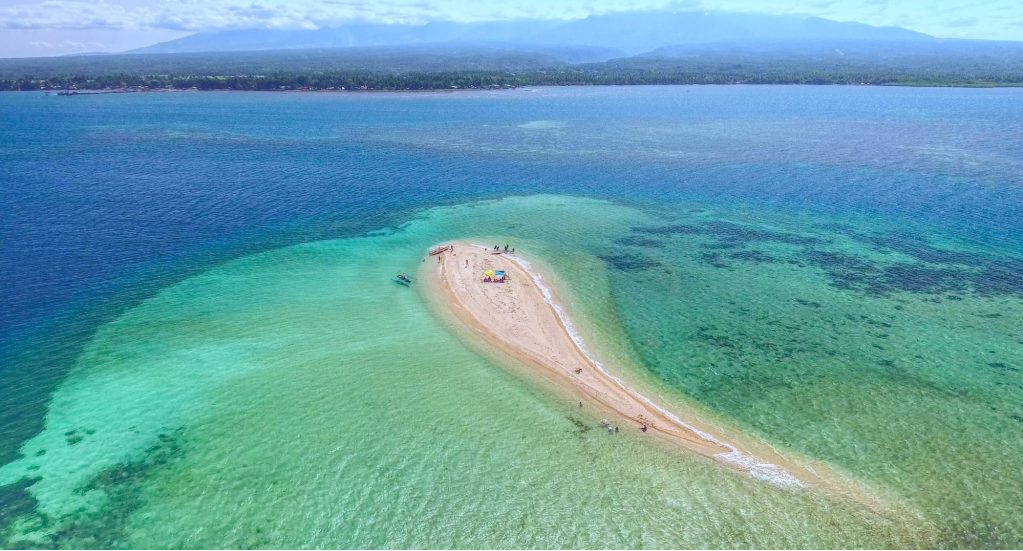 Sperm Shape Island Sandbar - Misamis Occidental Tourist Spots