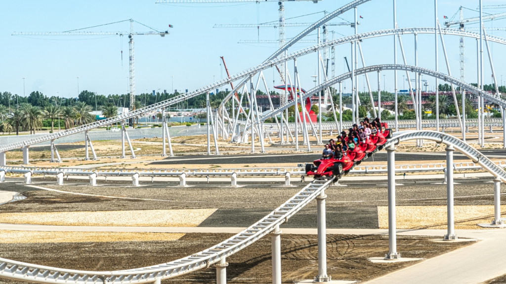 Abu Dhabi Tourist Attraction -Yas Island Ferrari World