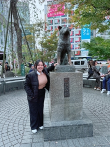Hatchiko Statue in Shibuya Station Tokyo Japan